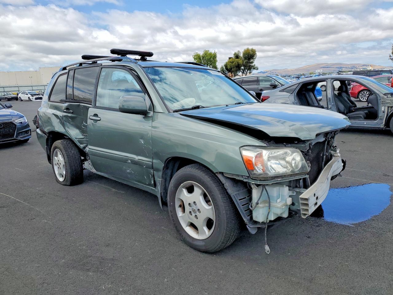 2007 Toyota 4 Cylinder Auto Green vin: JTEEP21A470226214