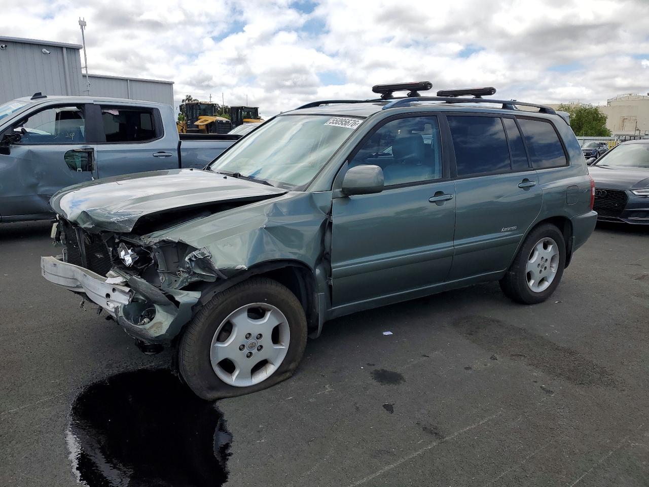 2007 Toyota 4 Cylinder Auto Green vin: JTEEP21A470226214