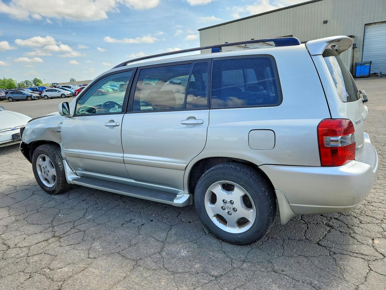 2004 Toyota Highlander Limited Silver vin: JTEEP21A540011856