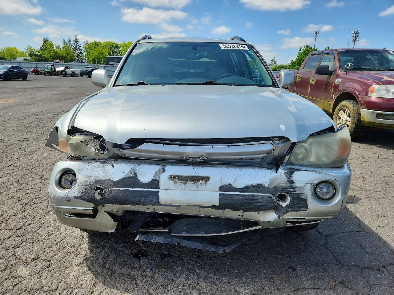 2004 Toyota Highlander Limited Silver vin: JTEEP21A540011856