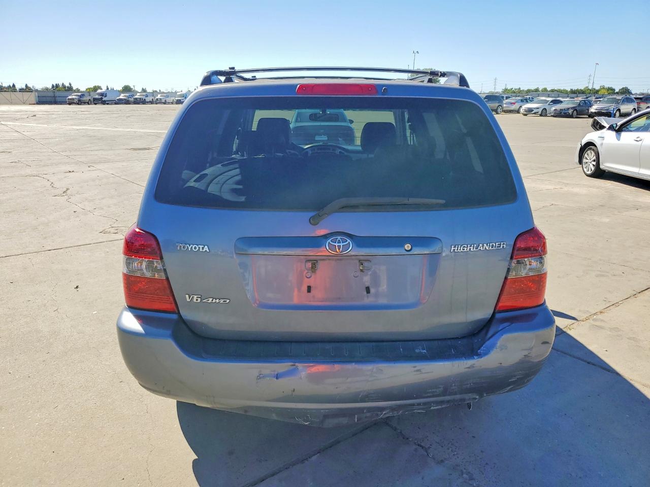 2004 Toyota Highlander Base Blue vin: JTEEP21A540046509
