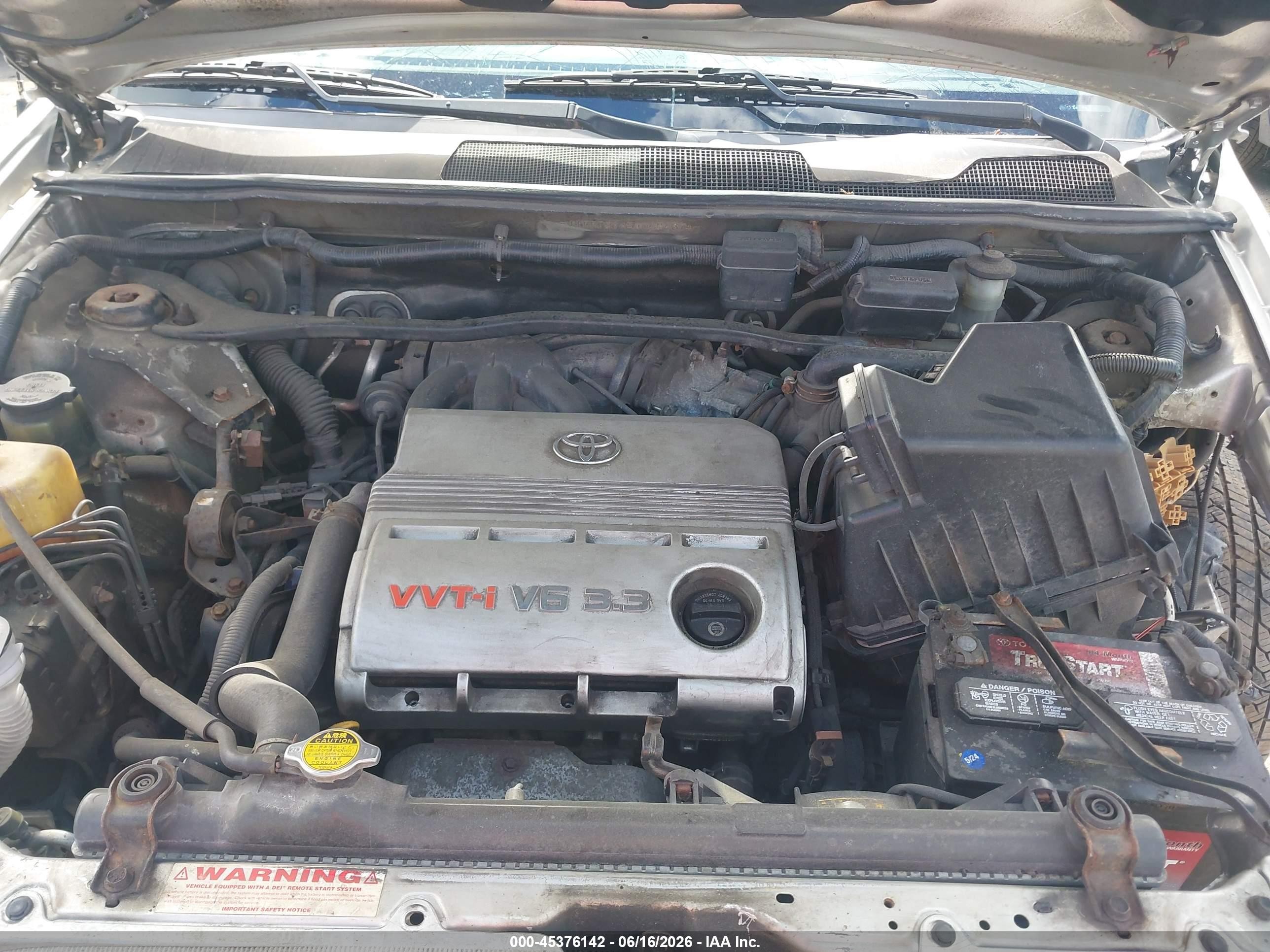 2004 Toyota Highlander V6 Silver vin: JTEEP21A540056375