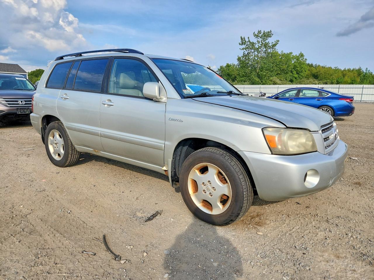 2004 Toyota Highlander Limited Silver vin: JTEEP21A540062449
