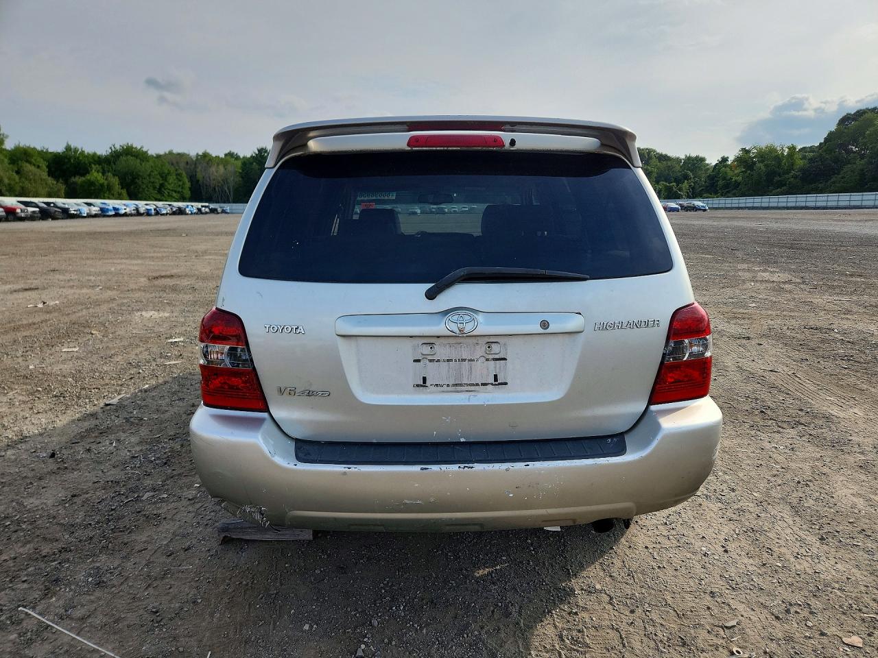 2004 Toyota Highlander Limited Silver vin: JTEEP21A540062449