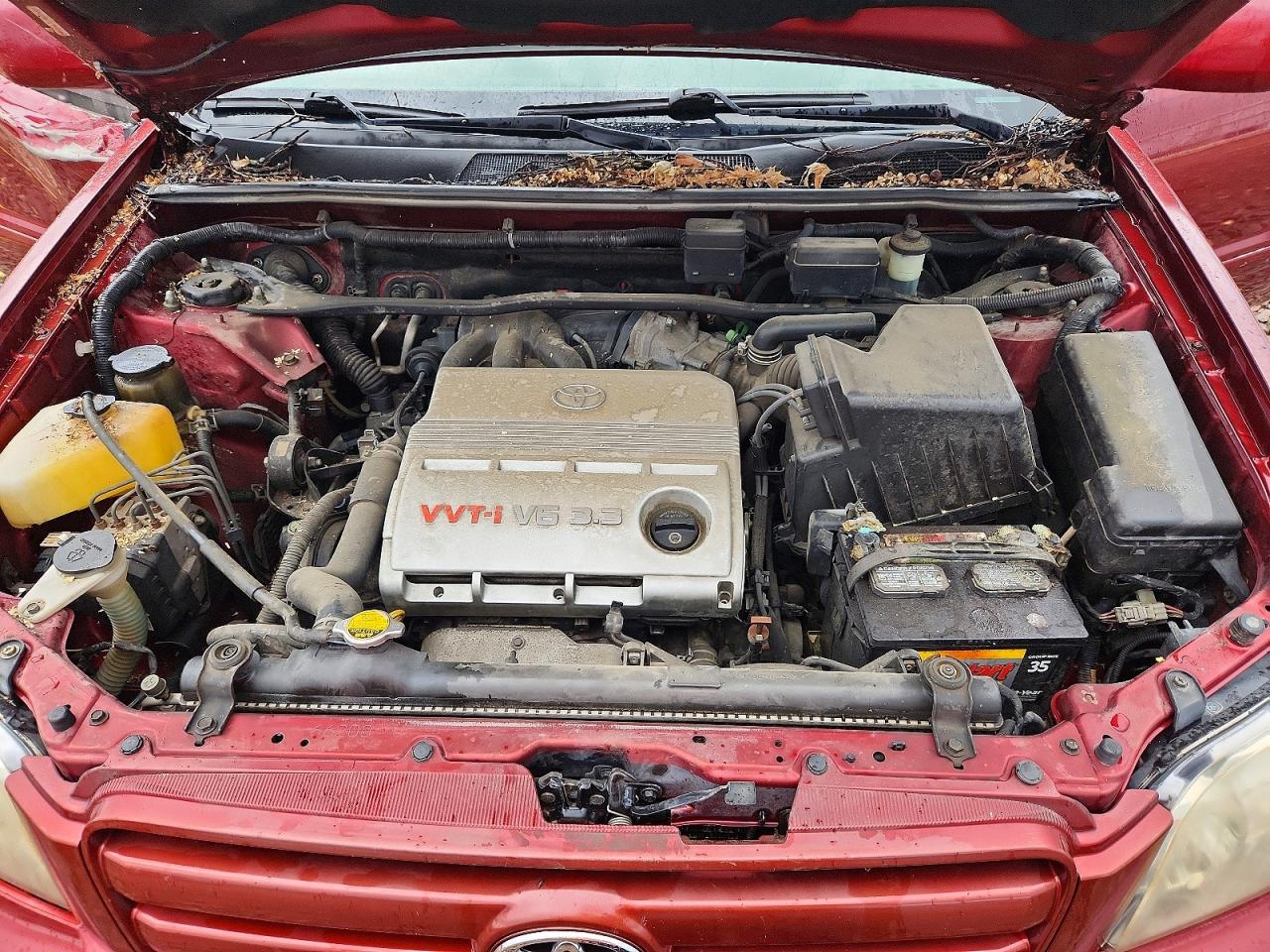 2005 Toyota Highlander Limited Red vin: JTEEP21A550068060