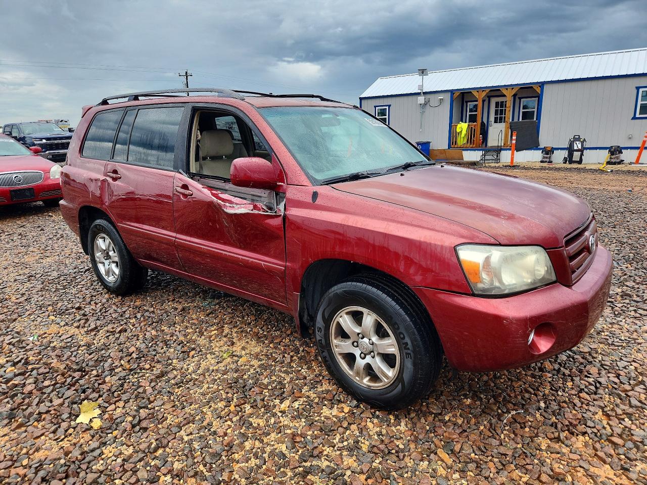 2005 Toyota Highlander Limited Red vin: JTEEP21A550068060