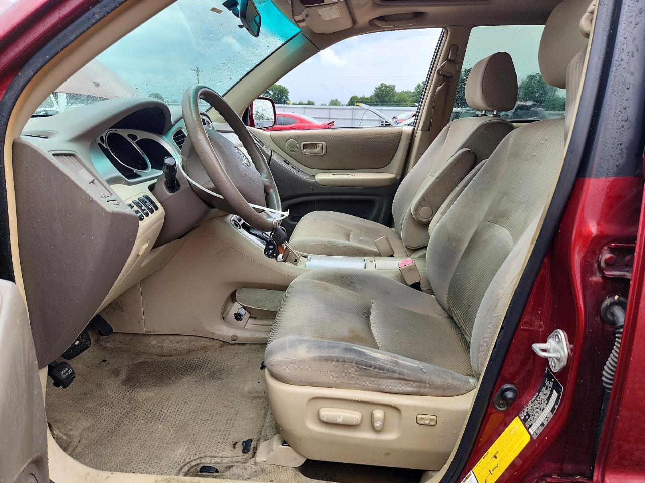 2005 Toyota Highlander Limited Red vin: JTEEP21A550068060