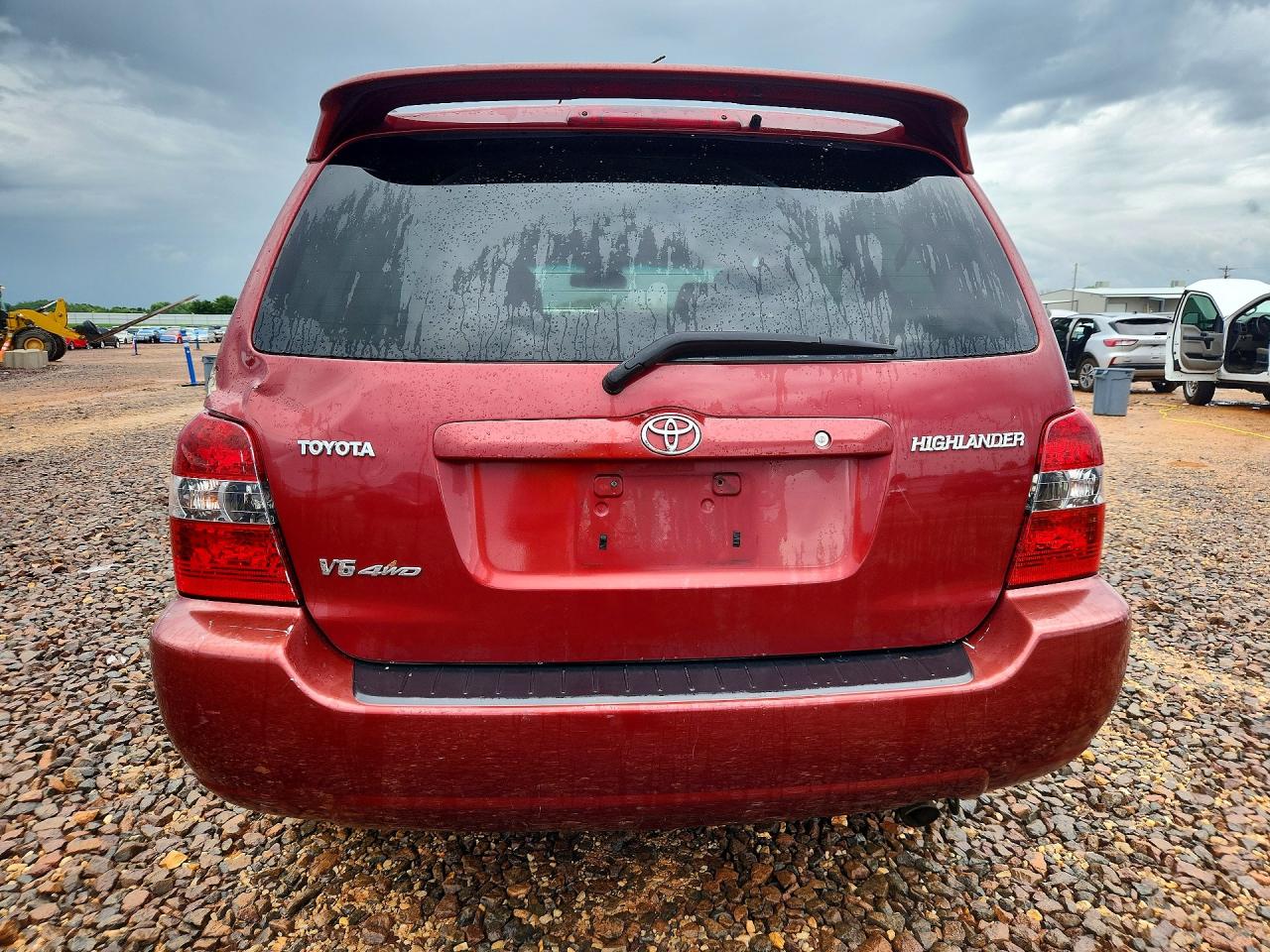 2005 Toyota Highlander Limited Red vin: JTEEP21A550068060