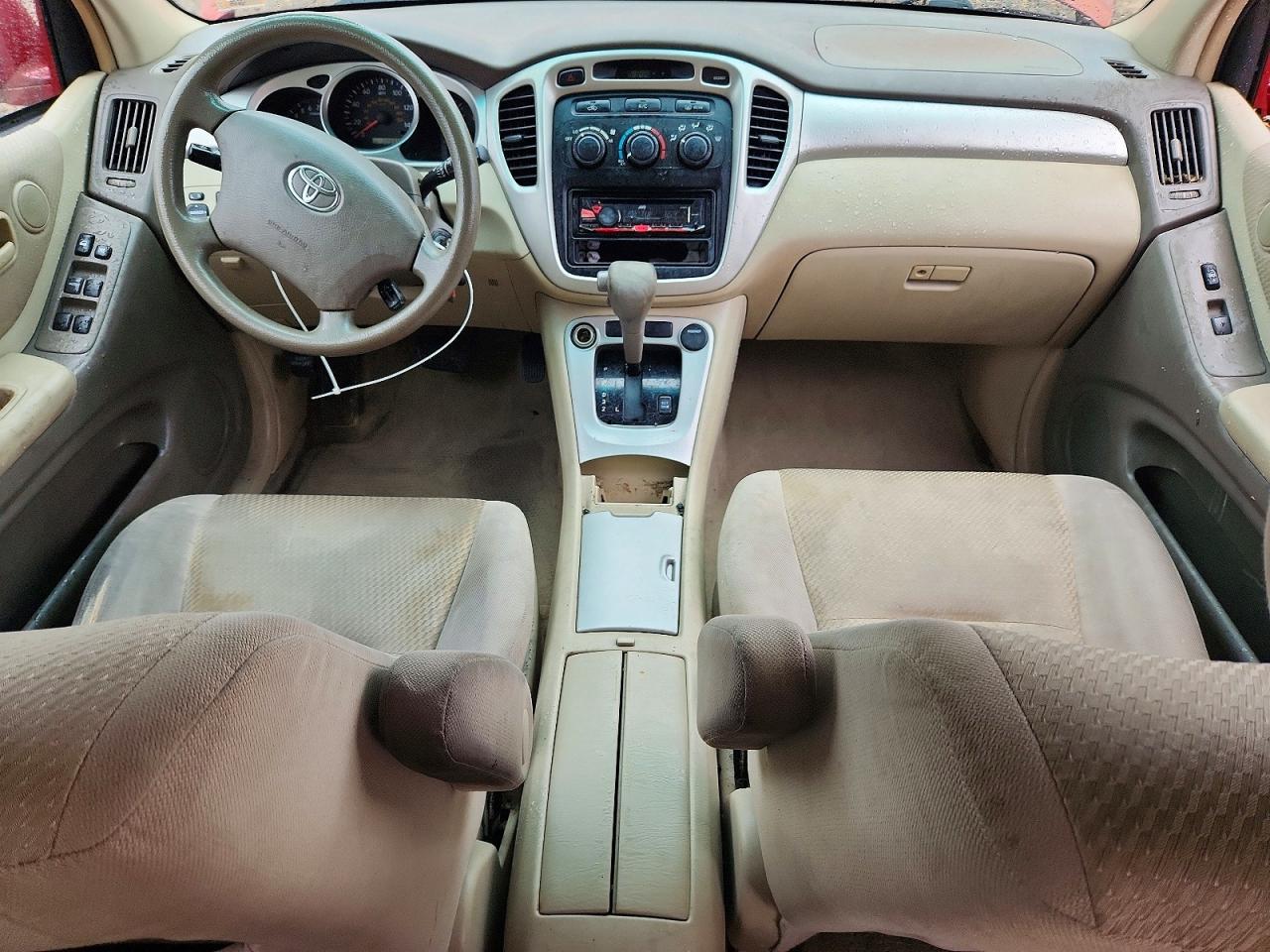 2005 Toyota Highlander Limited Red vin: JTEEP21A550068060