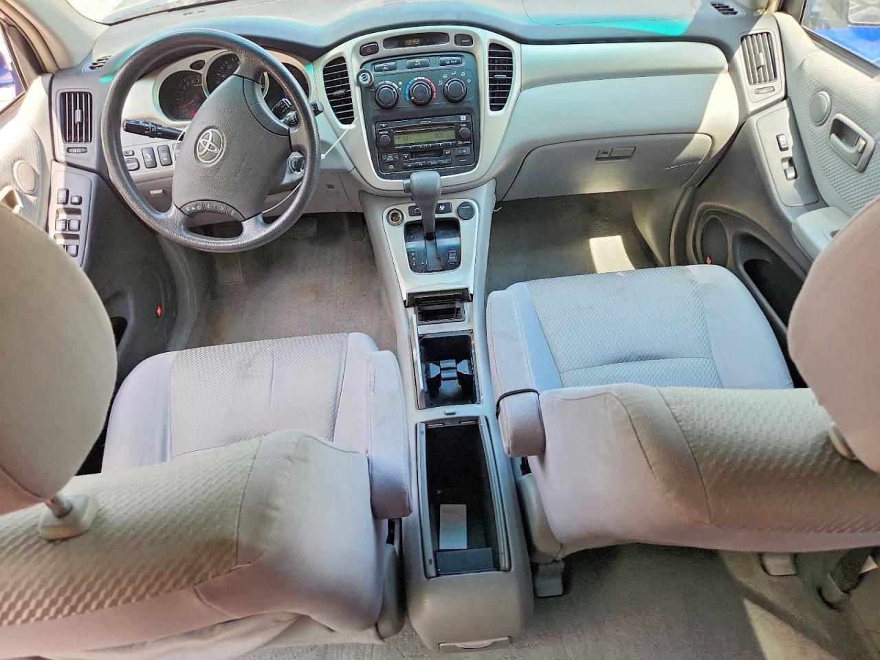 2005 Toyota Highlander Limited Blue vin: JTEEP21A550081035