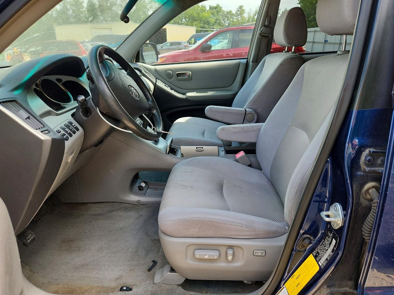 2005 Toyota Highlander Limited Blue vin: JTEEP21A550081035