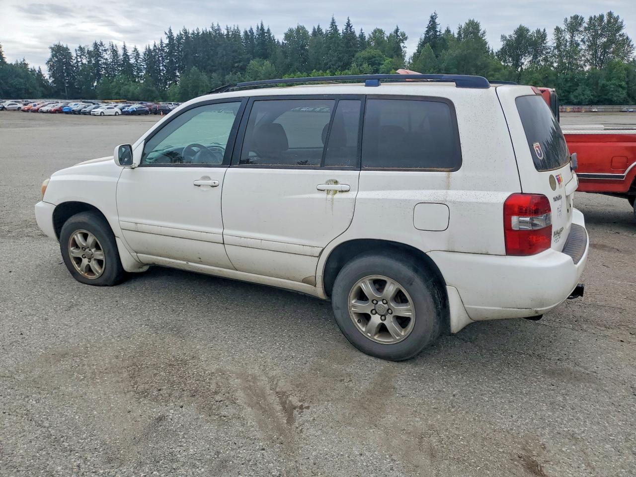 2005 Toyota Highlander Limited White vin: JTEEP21A550088860