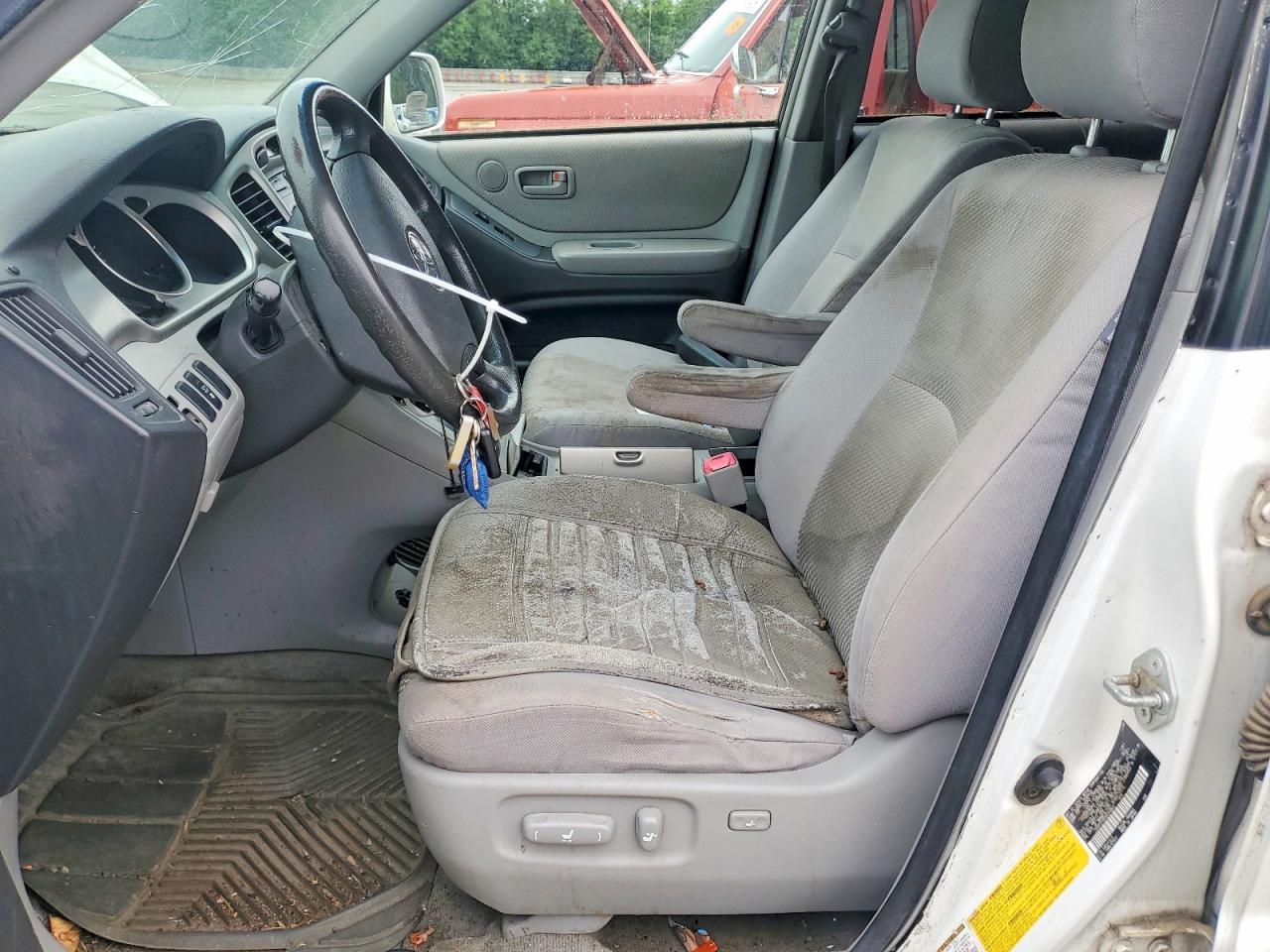 2005 Toyota Highlander Limited White vin: JTEEP21A550088860