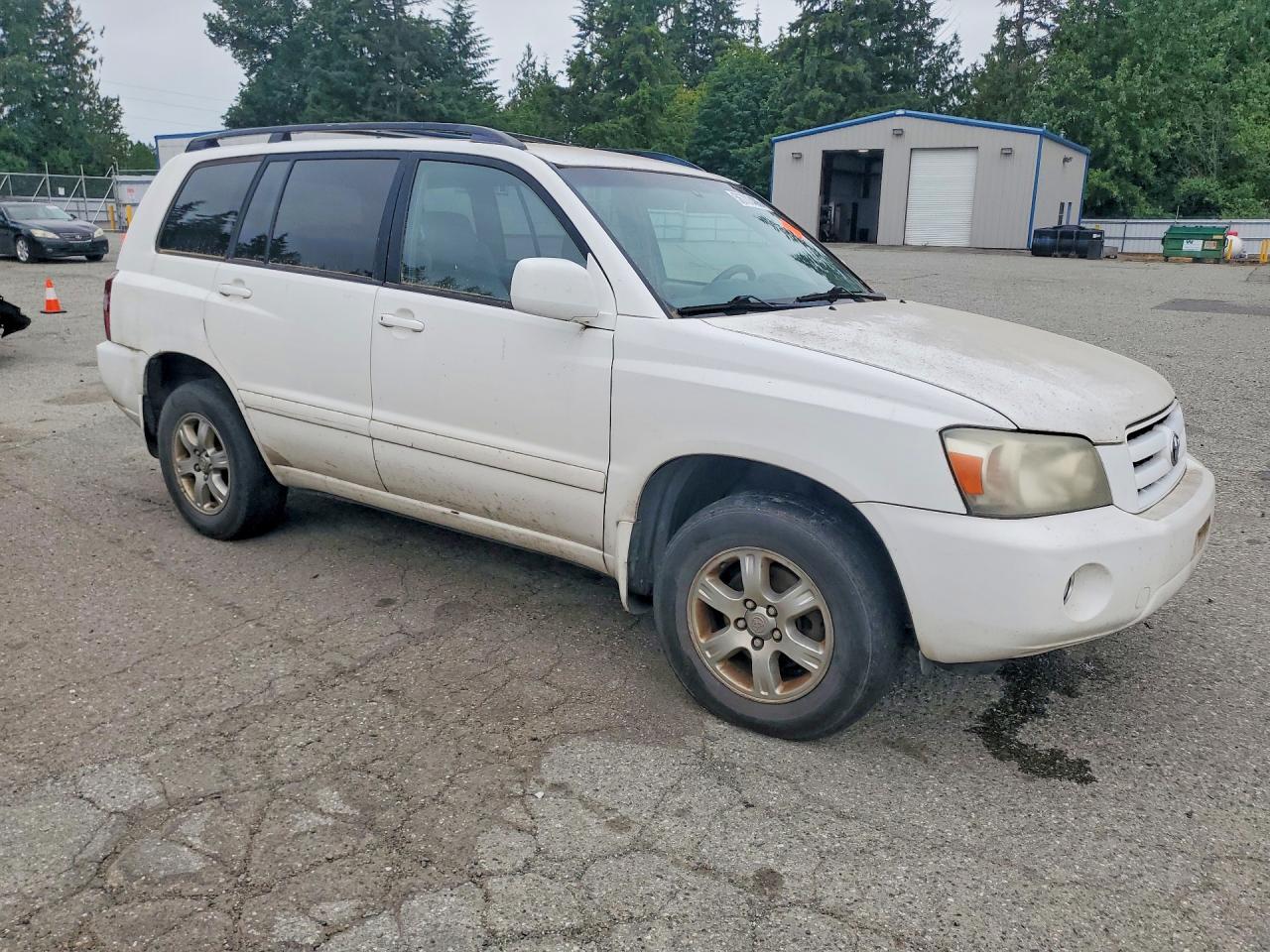 2005 Toyota Highlander Limited White vin: JTEEP21A550088860