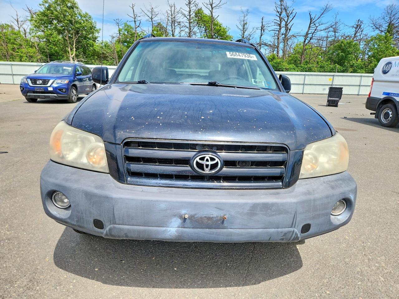 2005 Toyota Highlander Limited Black vin: JTEEP21A550092407