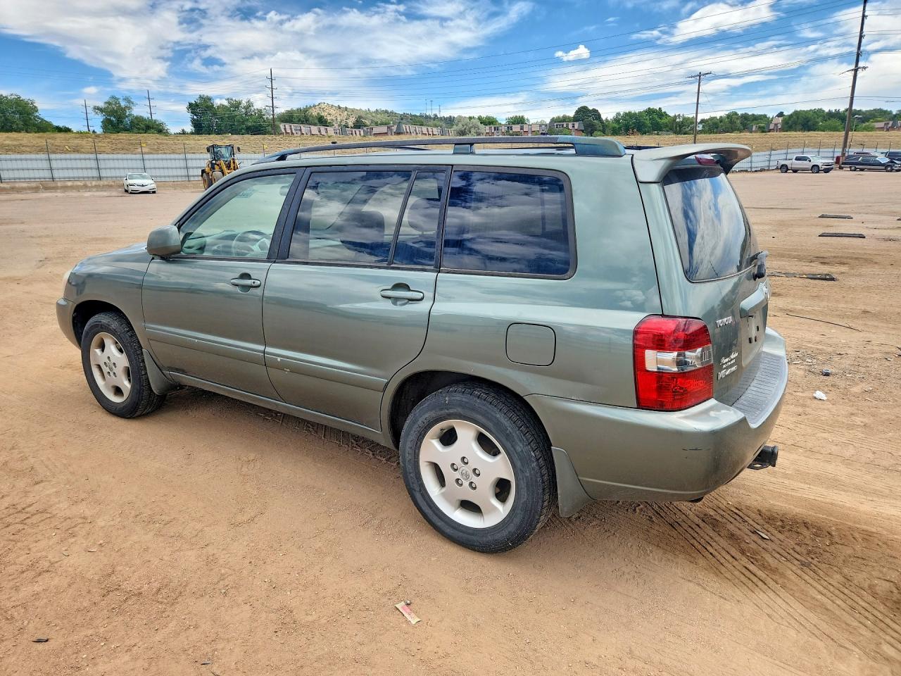 2005 Toyota Highlander Limited Зеленый vin: JTEEP21A550102336