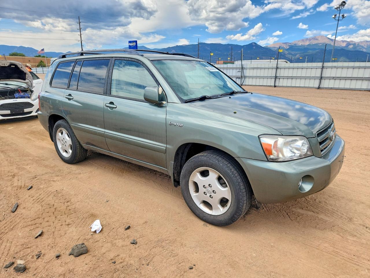 2005 Toyota Highlander Limited Зеленый vin: JTEEP21A550102336