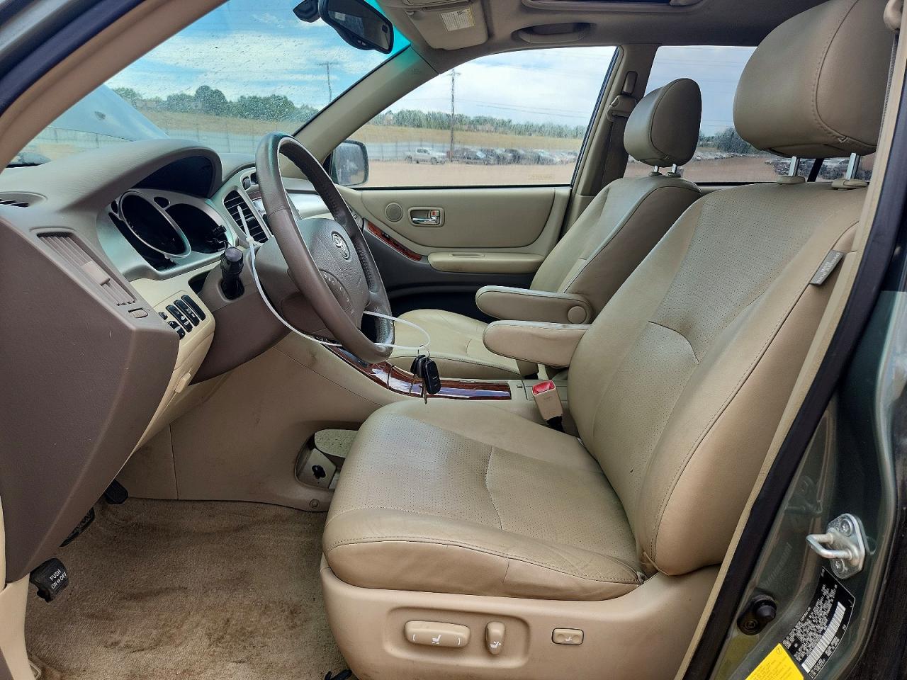 2005 Toyota Highlander Limited Зеленый vin: JTEEP21A550102336