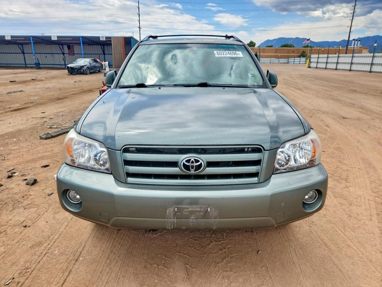 2005 Toyota Highlander Limited Зеленый vin: JTEEP21A550102336