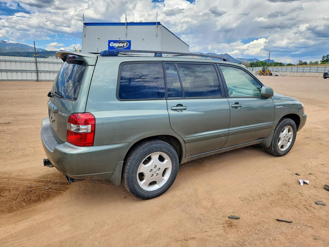 2005 Toyota Highlander Limited Зеленый vin: JTEEP21A550102336