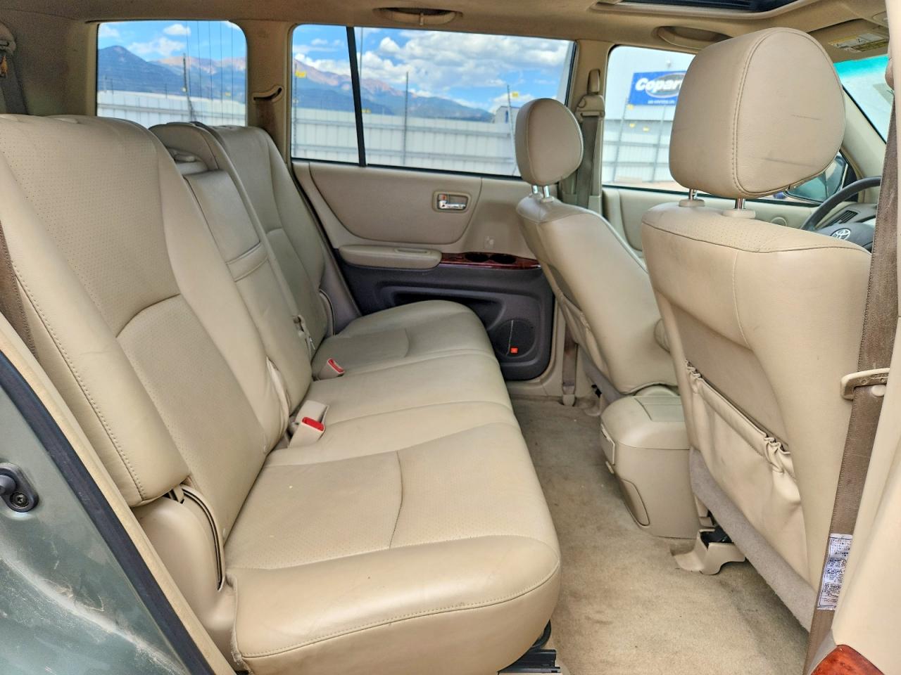 2005 Toyota Highlander Limited Зеленый vin: JTEEP21A550102336