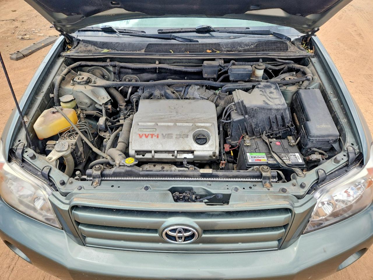 2005 Toyota Highlander Limited Зеленый vin: JTEEP21A550102336