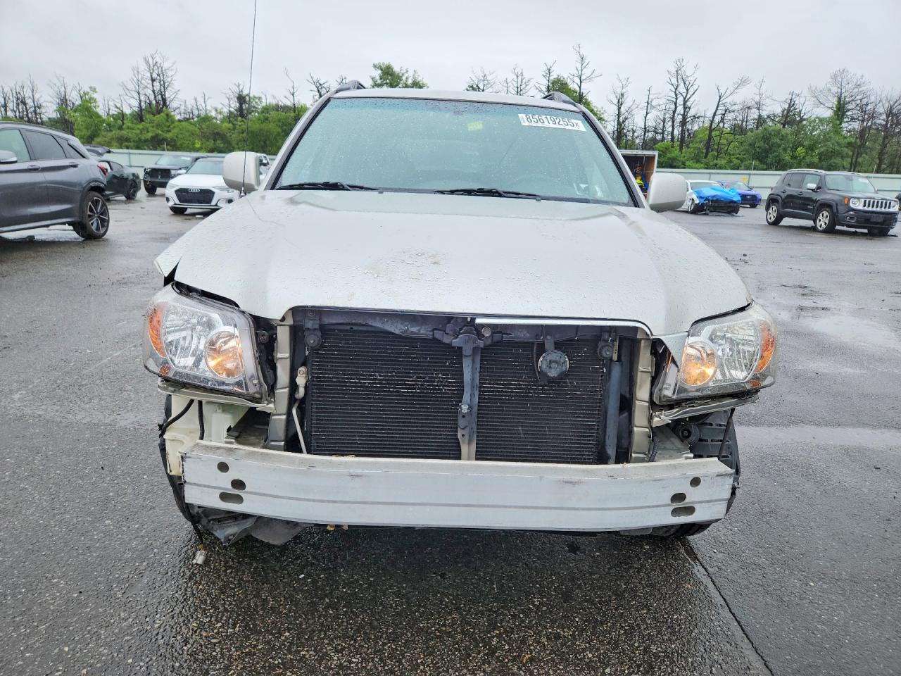 2005 Toyota Highlander Limited Silver vin: JTEEP21A550122263