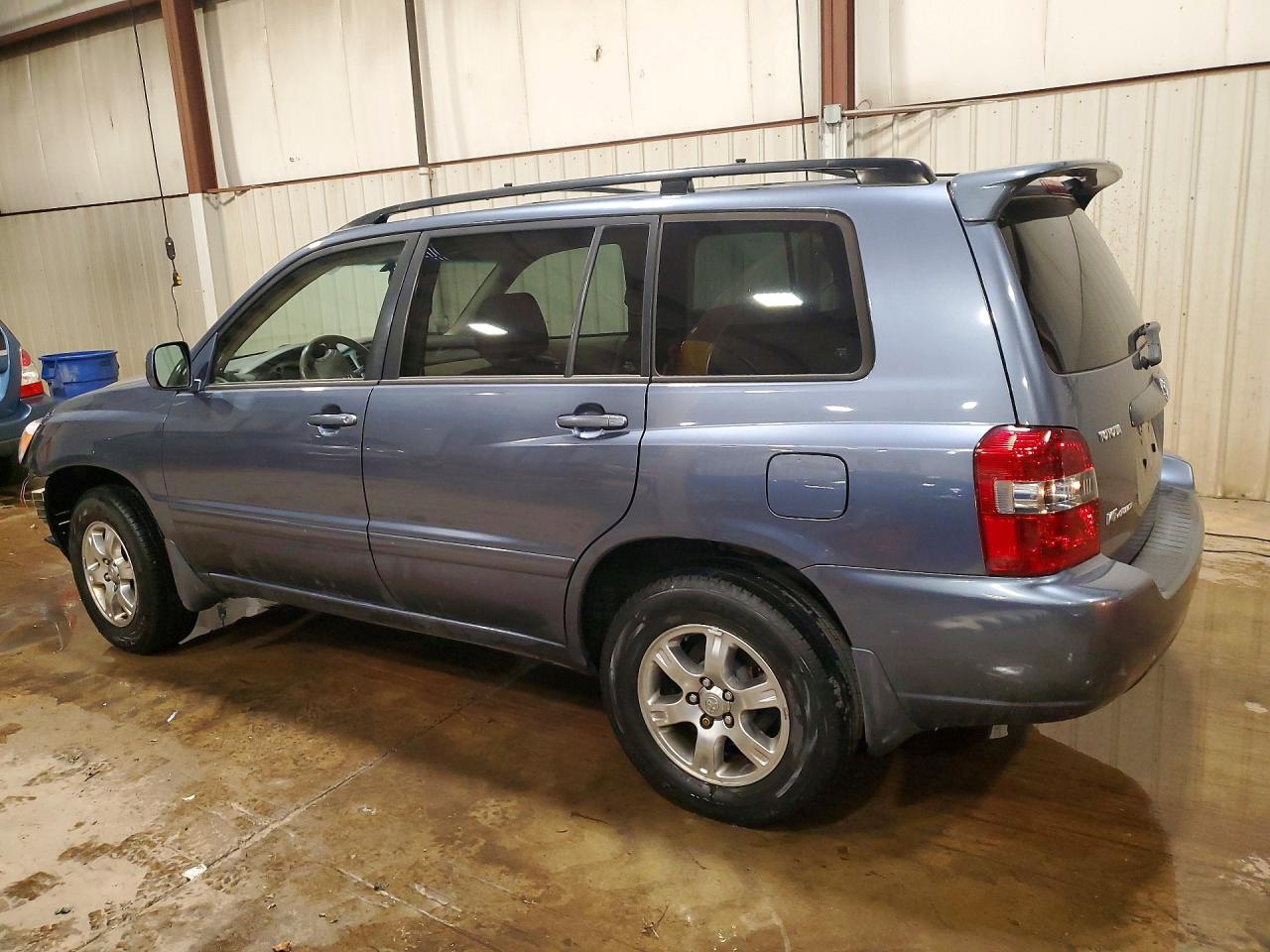2005 Toyota Highlander Limited Blue vin: JTEEP21A550135725
