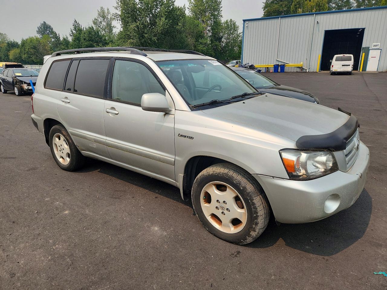 2006 Toyota Highlander Limited Silver vin: JTEEP21A560142496