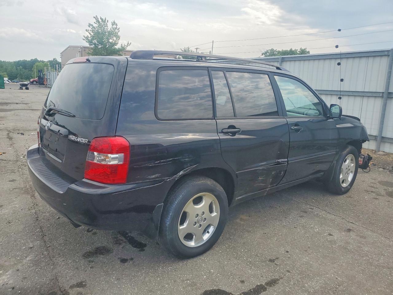 2006 Toyota Highlander Limited Black vin: JTEEP21A560149741