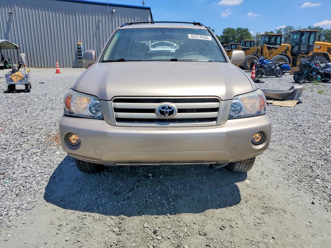 2006 Toyota Highlander  4wd W/3rd Row Seating Gold vin: JTEEP21A560154728