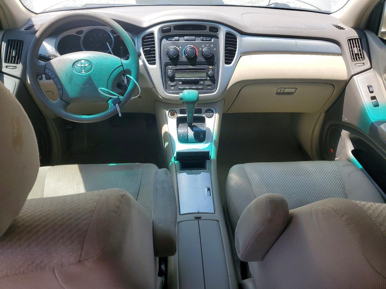 2006 Toyota Highlander  4wd W/3rd Row Seating Gold vin: JTEEP21A560154728