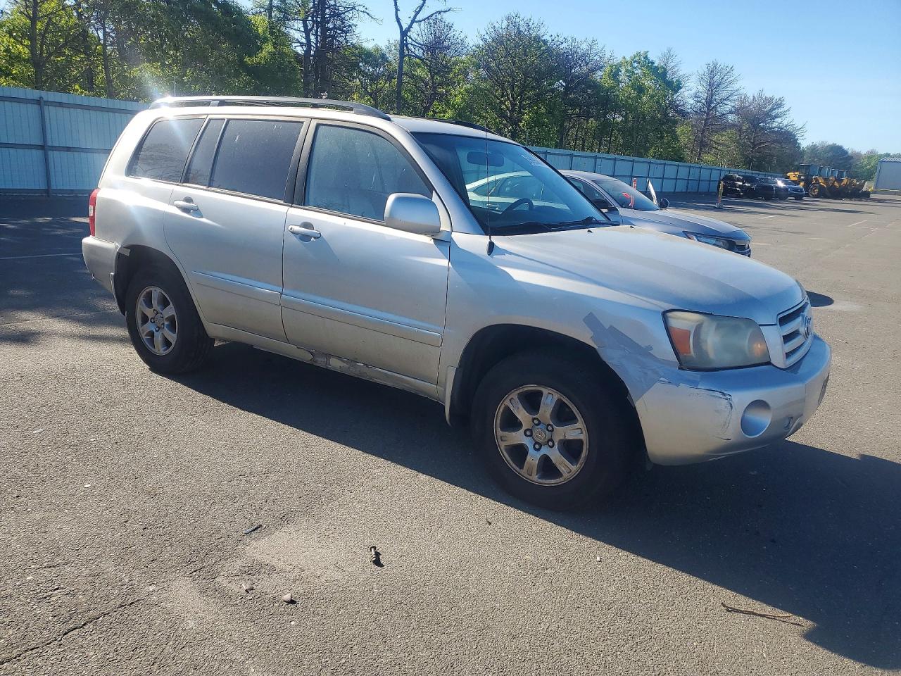 2006 Toyota Highlander Limited Silver vin: JTEEP21A560163381