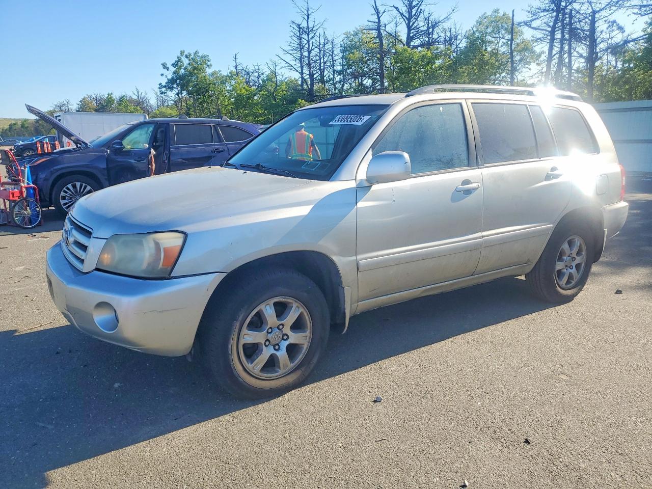 2006 Toyota Highlander Limited Silver vin: JTEEP21A560163381
