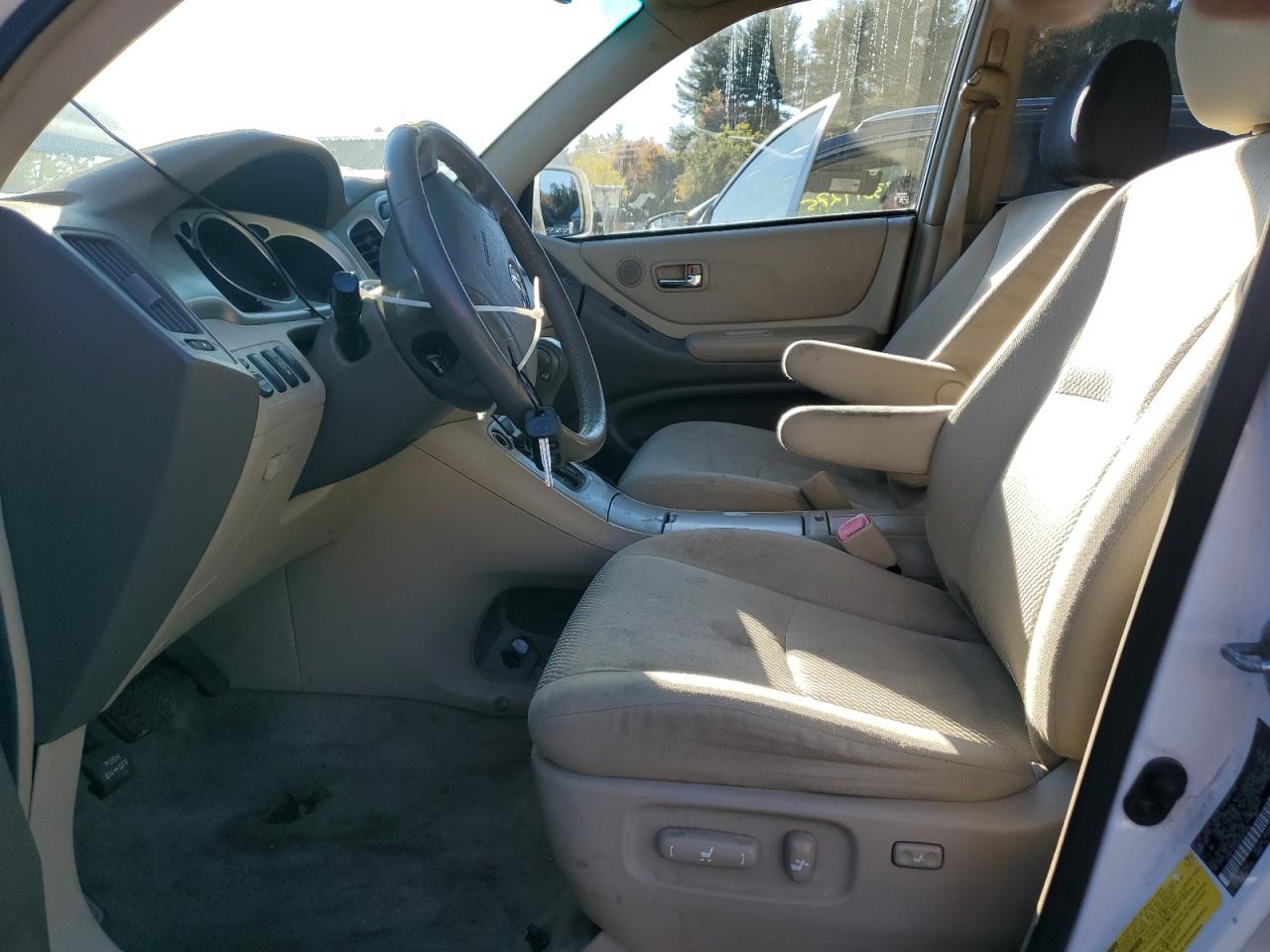 2006 Toyota Highlander Limited White vin: JTEEP21A560167544