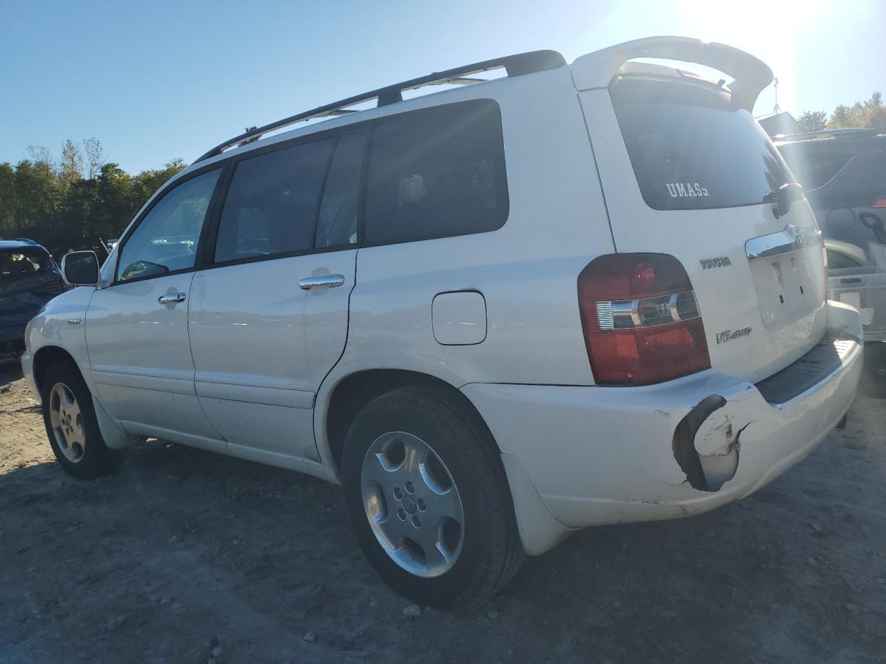 2006 Toyota Highlander Limited White vin: JTEEP21A560167544