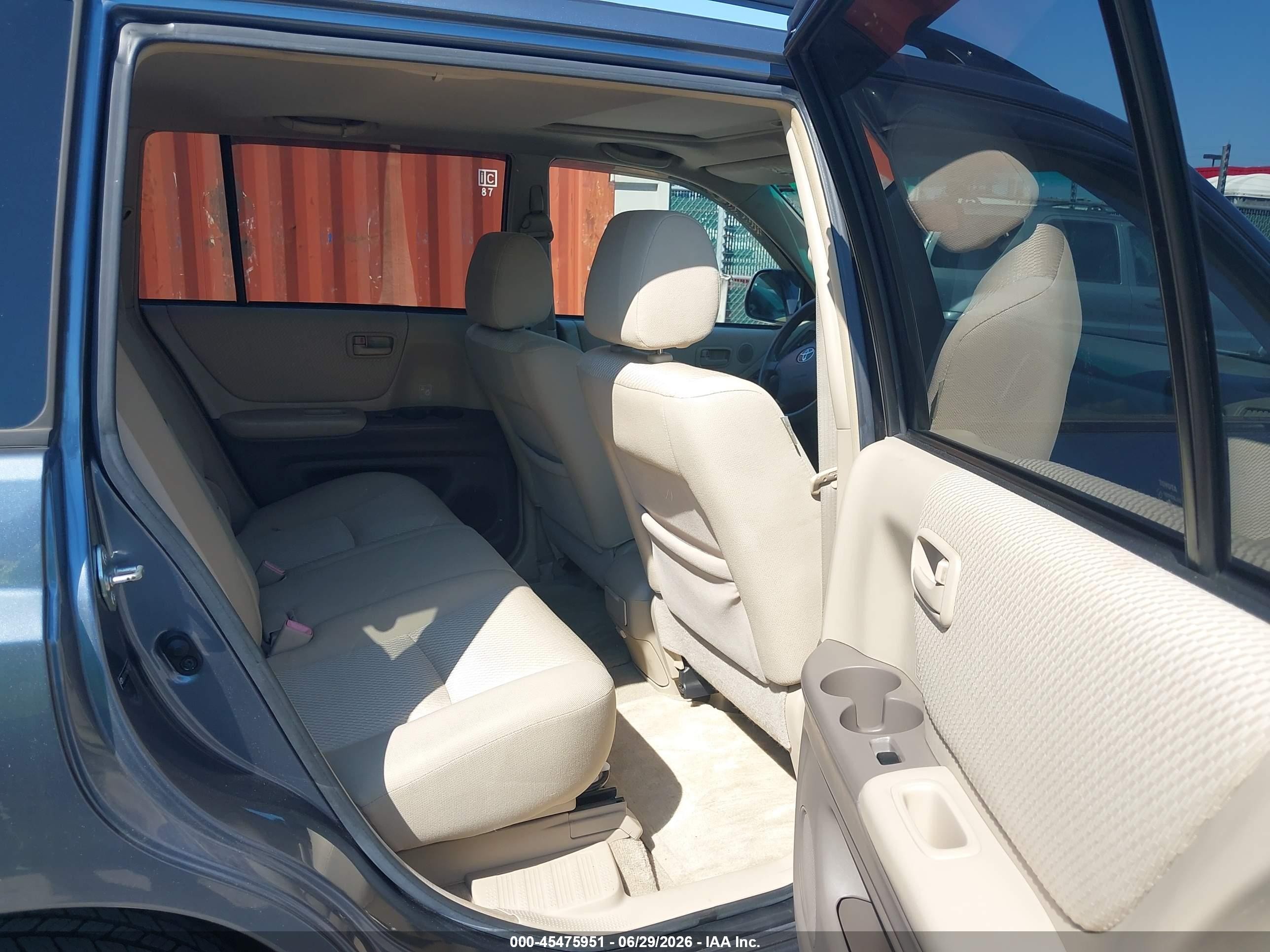 2006 Toyota Highlander V6 Gray vin: JTEEP21A560183887