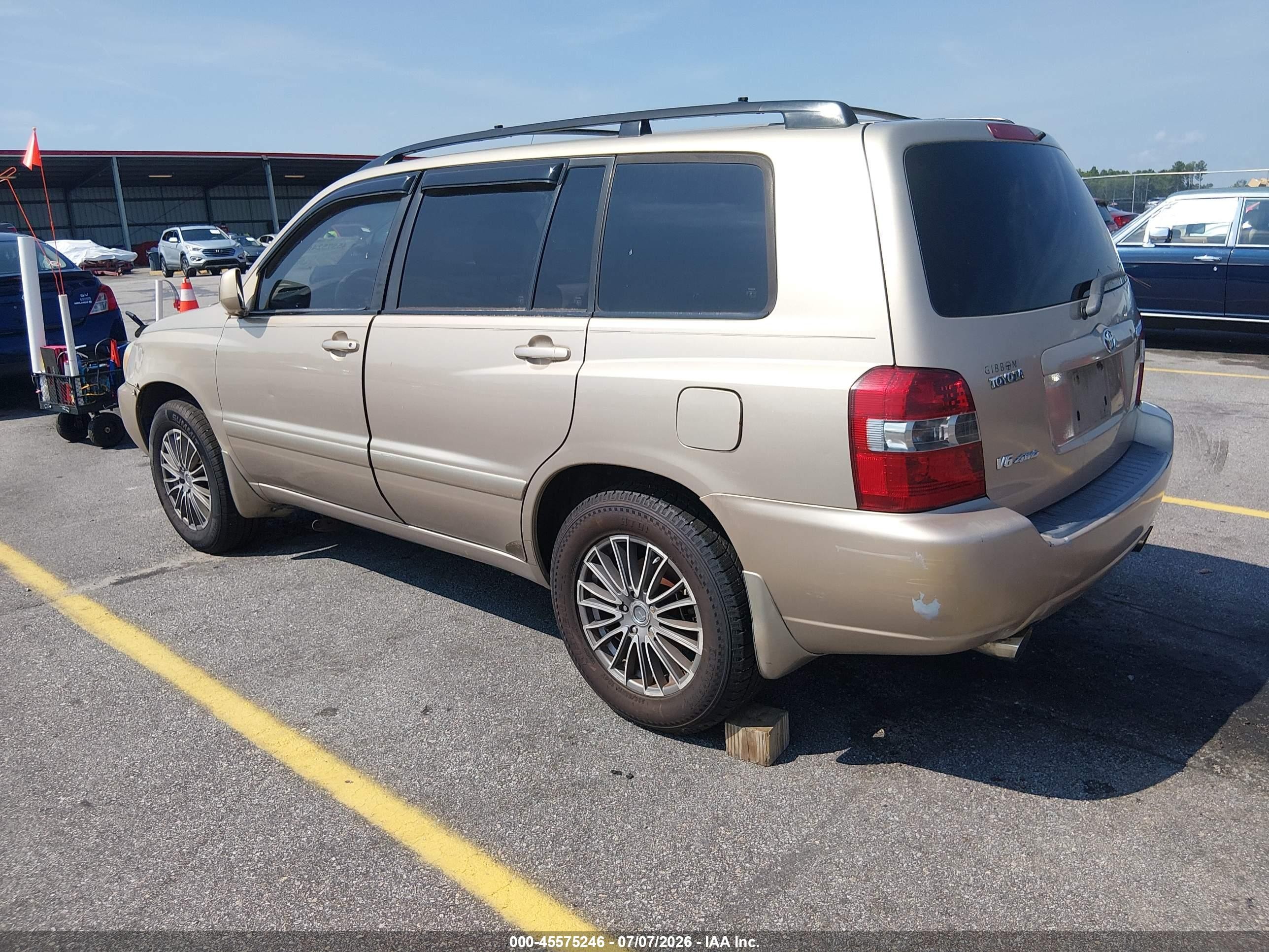 2004 Toyota Highlander V6 Gold vin: JTEEP21A640004432