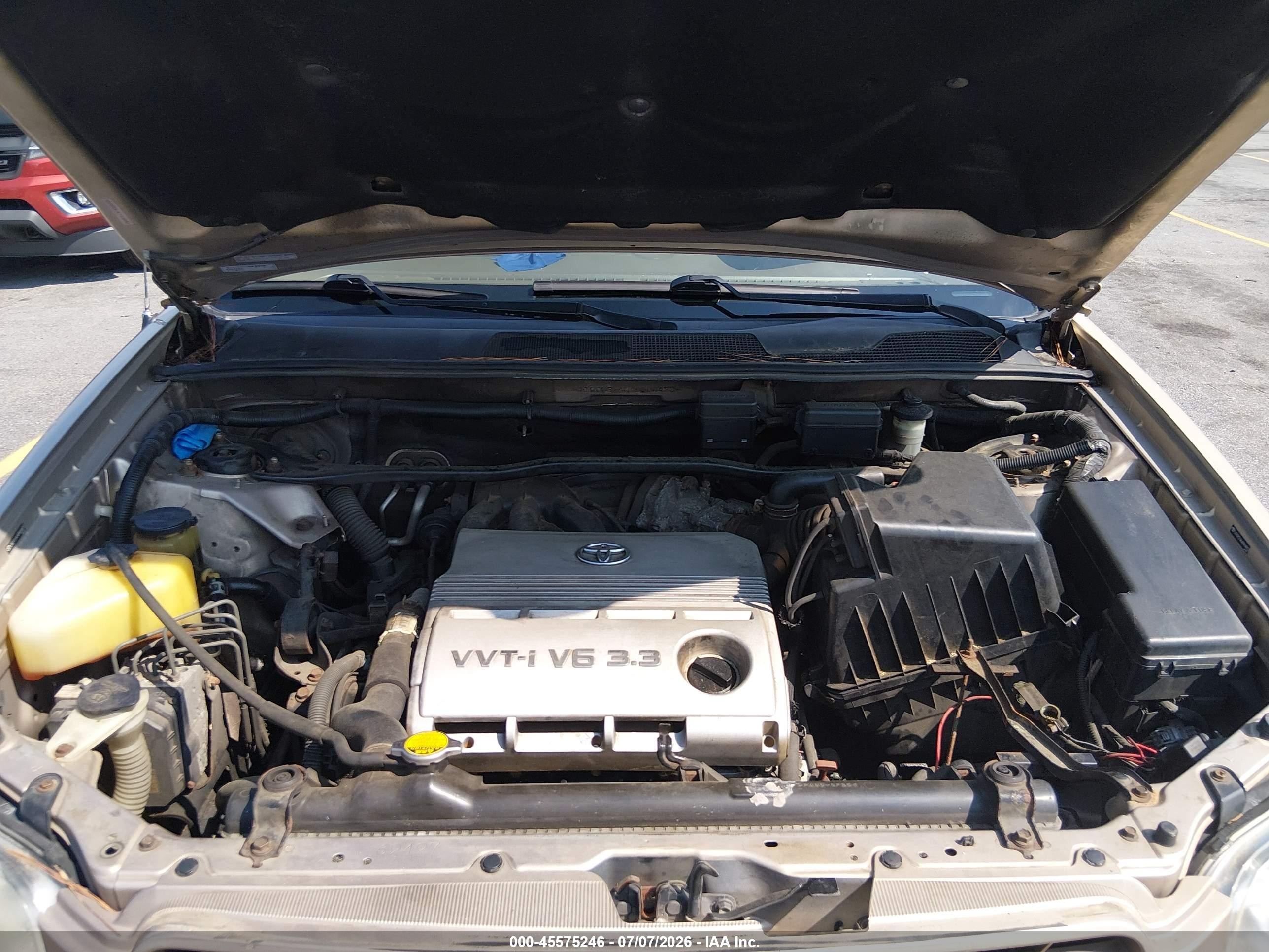 2004 Toyota Highlander V6 Gold vin: JTEEP21A640004432