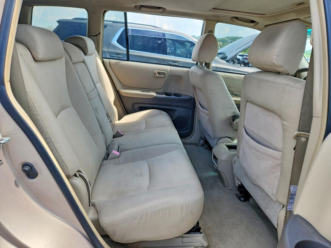 2004 Toyota Highlander Base Gold vin: JTEEP21A640047555