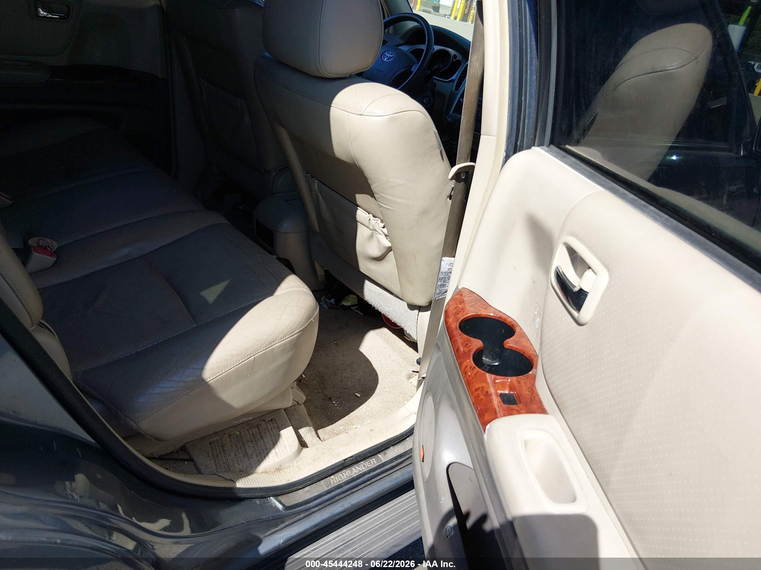 2004 Toyota Highlander Limited V6 Blue vin: JTEEP21A640049239