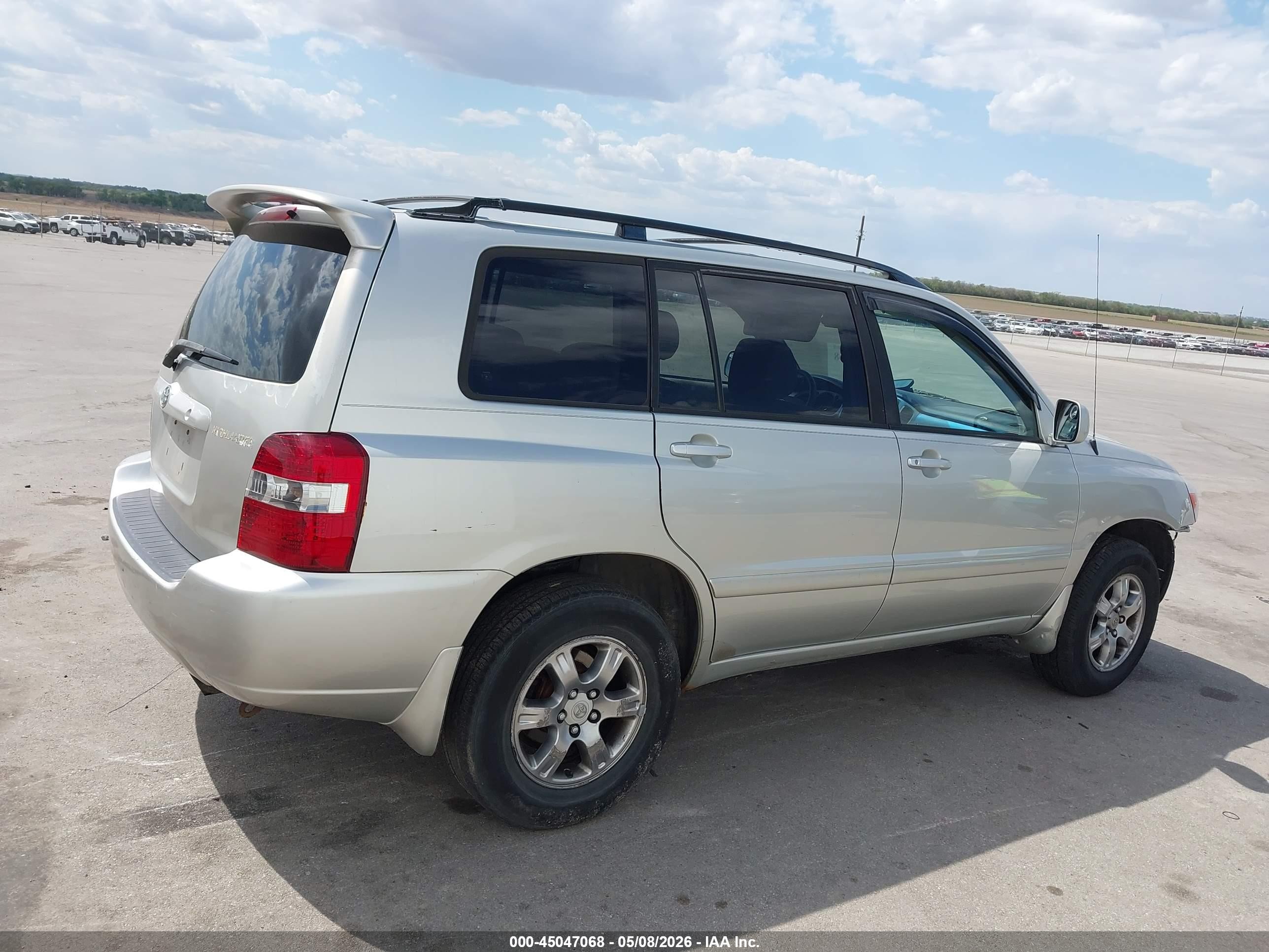 2004 Toyota Highlander V6 Silver vin: JTEEP21A640066316