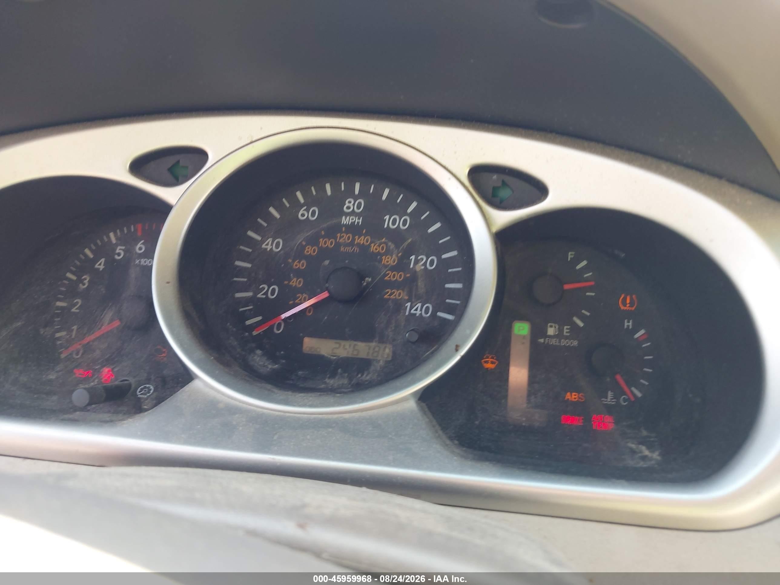 2005 Toyota Highlander V6 Бежевый vin: JTEEP21A650067466