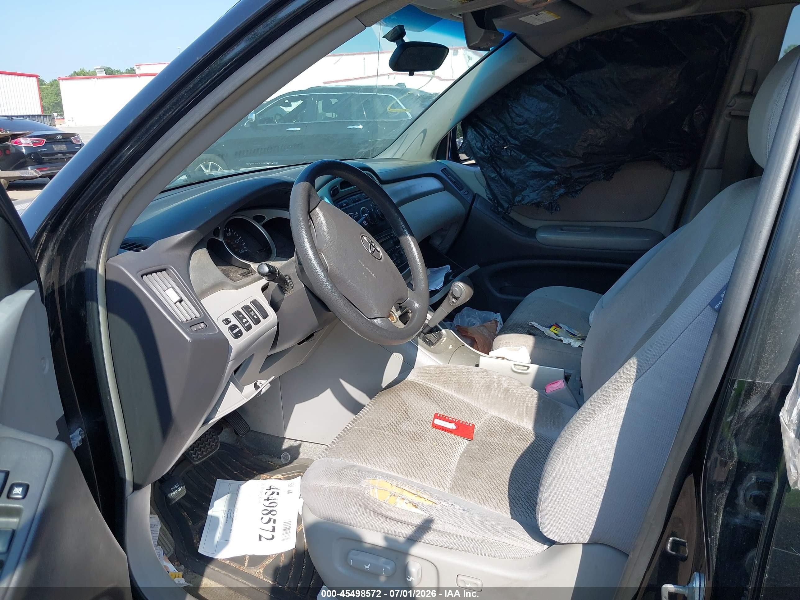 2005 Toyota Highlander V6 Black vin: JTEEP21A650074580