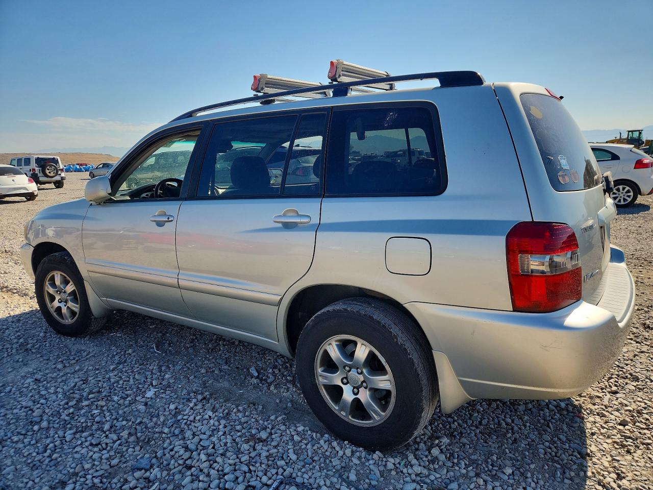 2005 Toyota Highlander Base Gray vin: JTEEP21A650076099