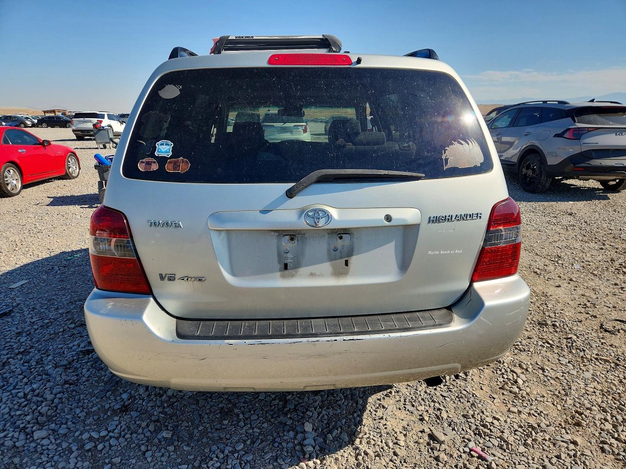 2005 Toyota Highlander Base Gray vin: JTEEP21A650076099