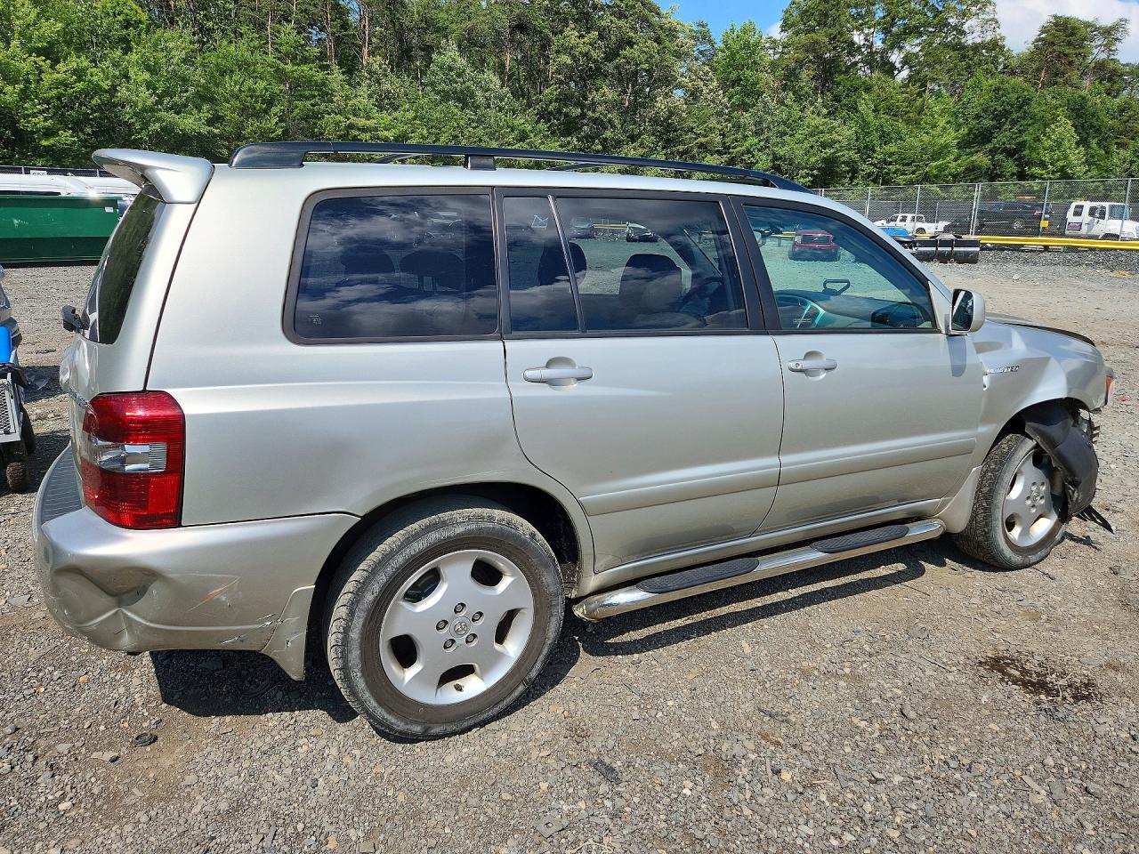 2005 Toyota Highlander Limited Silver vin: JTEEP21A650076345