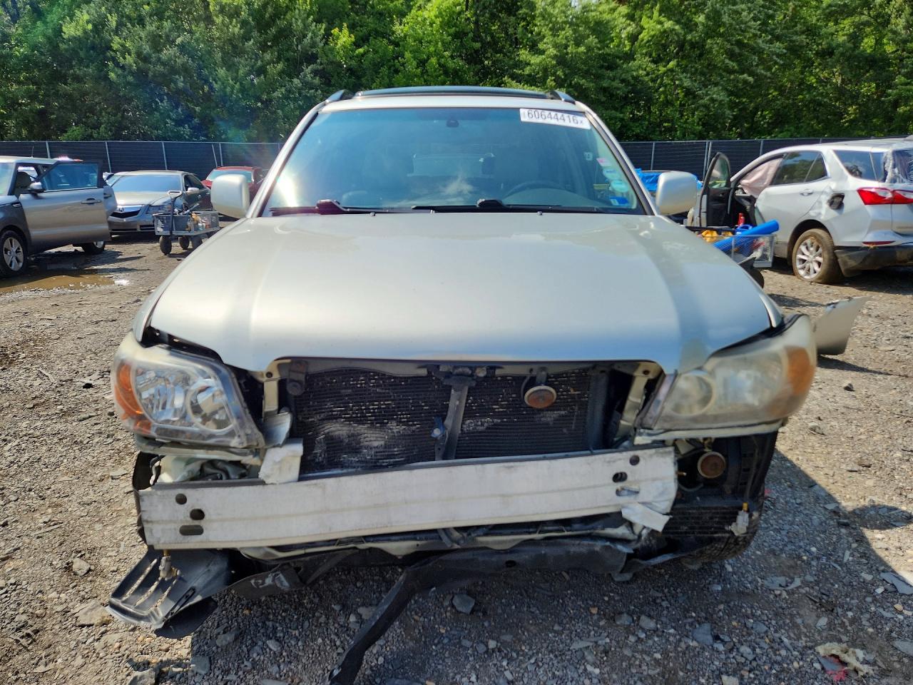 2005 Toyota Highlander Limited Silver vin: JTEEP21A650076345