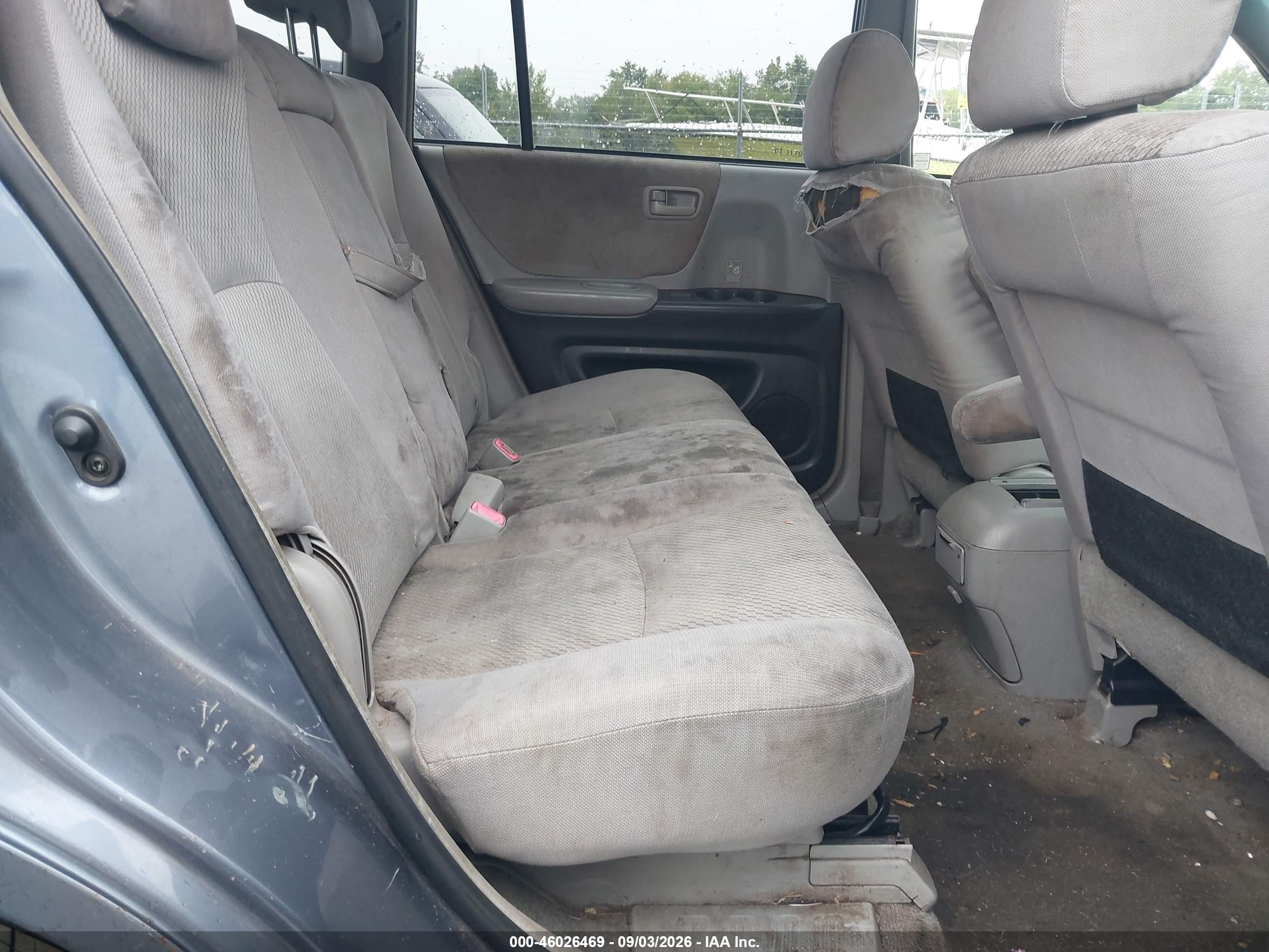 2005 Toyota Highlander V6 Blue vin: JTEEP21A650077852