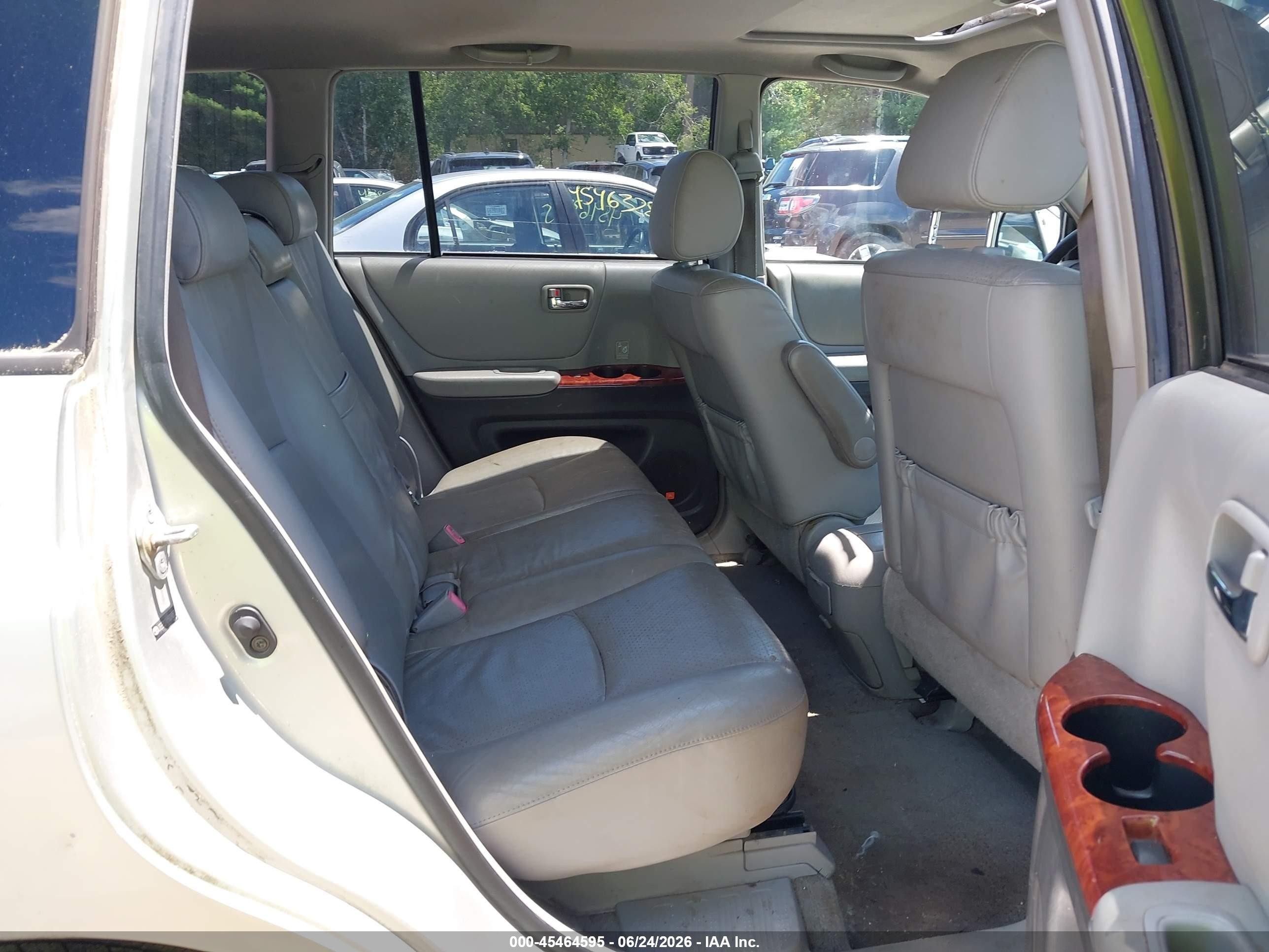 2005 Toyota Highlander Limited V6 Silver vin: JTEEP21A650090536